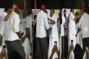 கட்சி தொண்டரை ஓங்கி அடித்த அமைச்சர் நேரு : பதறிய உதயநிதி.. தொடரும் திமுக அவலம்