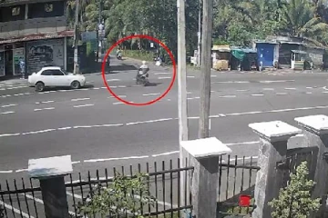 கொழும்பில் இடம்பெற்ற கோர விபத்து தொடர்பில் வெளியான பரபரப்பு சிசிரிவி காட்சி!