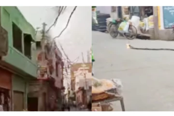 திடீரென தீப்பிடித்து எரிந்து வெடித்து சிதறிய மின்கம்பி ஒயர்கள் - நெஞ்சை பதற வைக்கும் வீடியோ