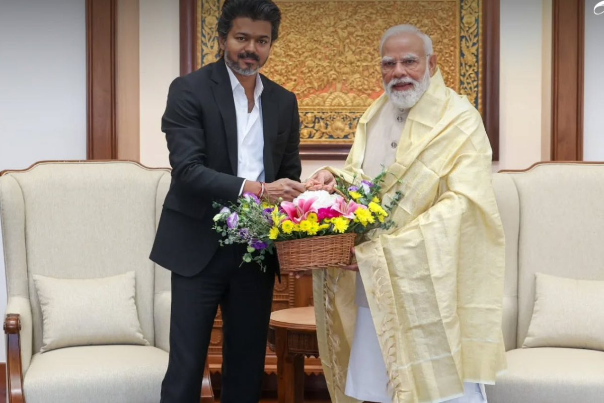 தமிழ்நாடு முதலமைச்சர் ஜோசப் விஜய் - பிரதமர் மோடி சந்திப்பு | Chief Minister Joseph Vijay Prime Minister Modi