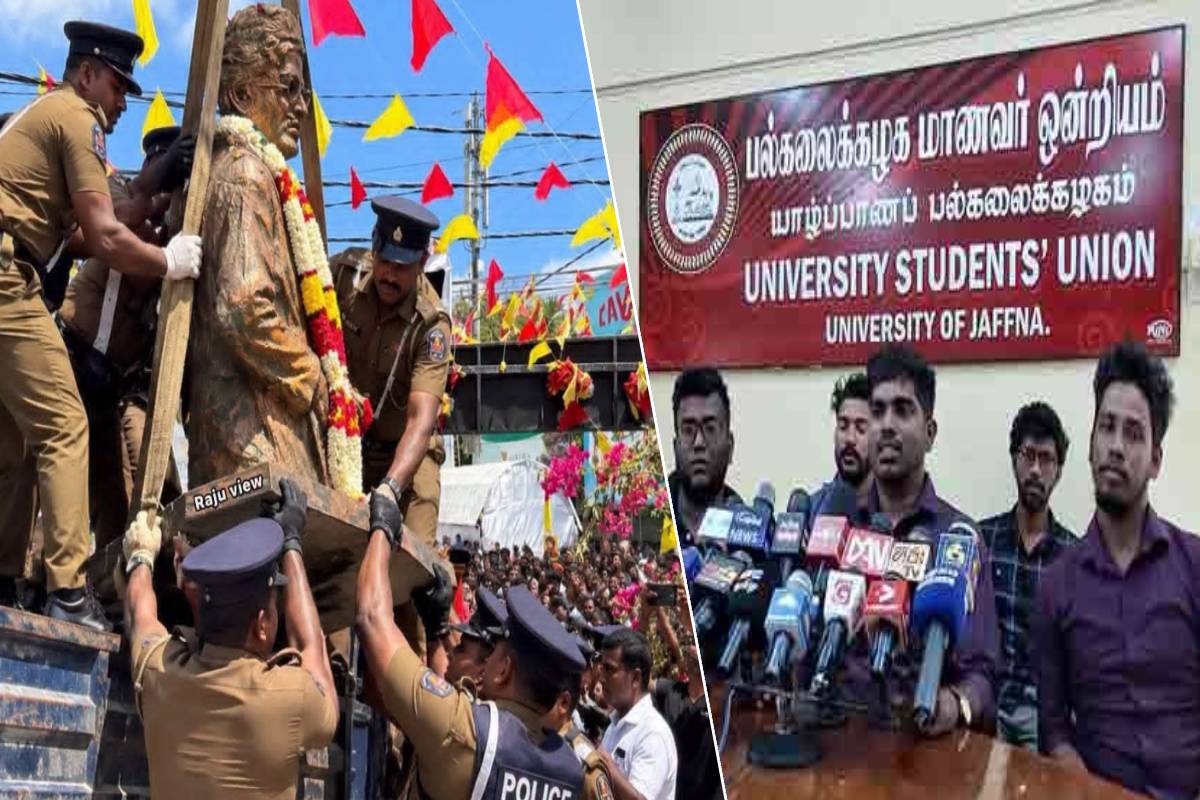 திலீபன் வெண்கல சிலை அகற்றம் - யாழ். பல்கலைக்கழக மாணவர் ஒன்றியம் கடும் கண்டனம் | Removal Of Thileepan S Bronze Statue