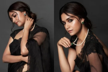 சேலையில் ஹாட் - கீர்த்தி சுரேஷின் ஸ்டன்னிங் ஸ்டில்ஸ்!