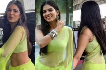 பொது இடத்திலும் இப்படியா? ஓவர் டைட்டான உடையில் மாளவிகா மோகனன் ..