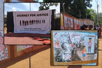 காணாமல் ஆக்கப்பட்டோரின் குழந்தைகளின் சித்திர கண்காட்சி