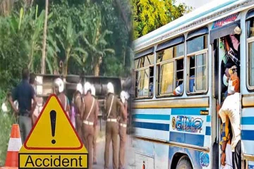 தடம்புரண்டது பாடசாலை பேருந்து! 36 மாணவர்கள் வைத்தியசாலையில் அனுமதி