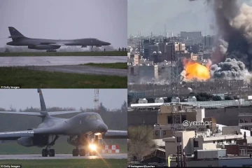 பிரித்தானிய விமானப்படை தளத்திற்கு பறந்த குண்டுவீச்சு விமானங்கள்: எதற்காக?