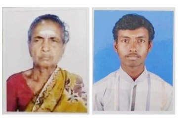 மின்னல் தாக்கி இடிந்து விழுந்த சுவர் - தாய், மகன் பரிதாப பலி - சோகத்தில் மூழ்கிய கிராமம்