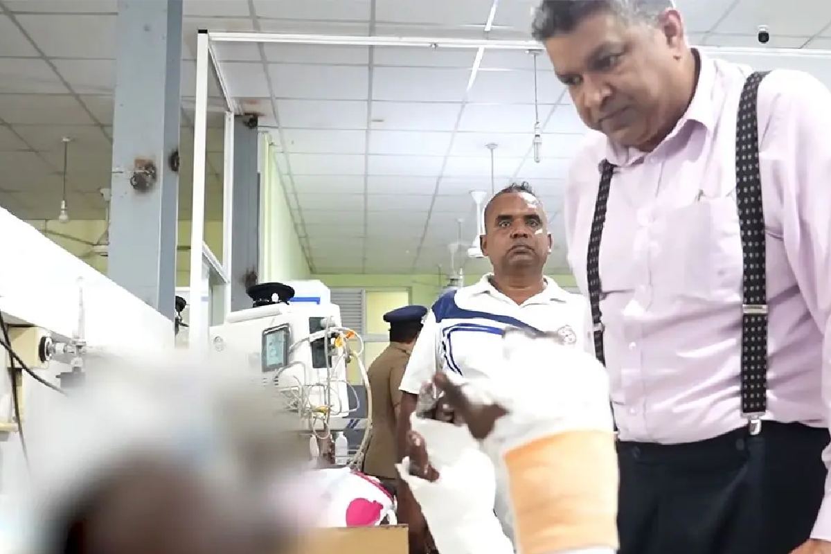 அதிகரிக்கும் பலி - நாட்டை உலுக்கிய சிறைச்சாலை மோதல் - நீதி அமைச்சர் வைத்தியசாலைக்கு விஜயம் | Minister Takes Responsibility Negombo Prison Clash அதிகரிக்கும் பலி - நாட்டை உலுக்கிய சிறைச்சாலை மோதல் - நீதி அமைச்சர் வைத்தியசாலைக்கு விஜயம் | Minister Takes Responsibility Negombo Prison Clash