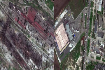 ரஷ்ய படைகளால் உருக்குலைந்த மரியுபோல் நகரம்: செயற்கைக் கோள் புகைப்படங்கள் வெளியீடு (PHOTOS)