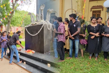 யாழ். பல்கலைக்கழத்தில் உணர்வுபூர்வமாக முன்னெடுக்கப்பட்ட முள்ளிவாய்க்கால் நினைவேந்தல்