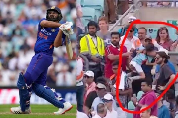 சிறுமியை தாக்கிய சிக்ஸர்! தேடிச் சென்று பார்த்த ரோகித் சர்மா