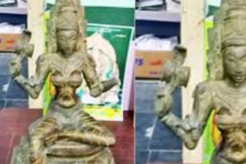 தாமிரபரணி ஆற்றில் மிதந்து வந்த அம்மன் சிலை