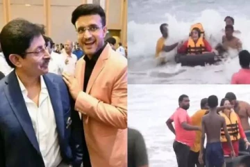 கடலில் படகு கவிழ்ந்ததால் மனைவியுடன் நூலிழையில் உயிர் தப்பிய கங்குலியின் சகோதரர்