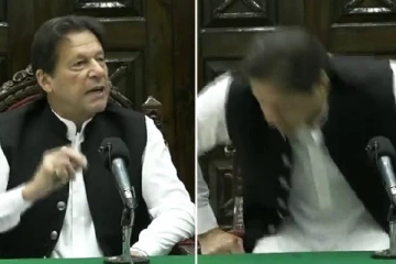 செய்தியாளர்களின் கேள்விகளால் ஆத்திரம் அடைந்த இம்ரான் கான்!