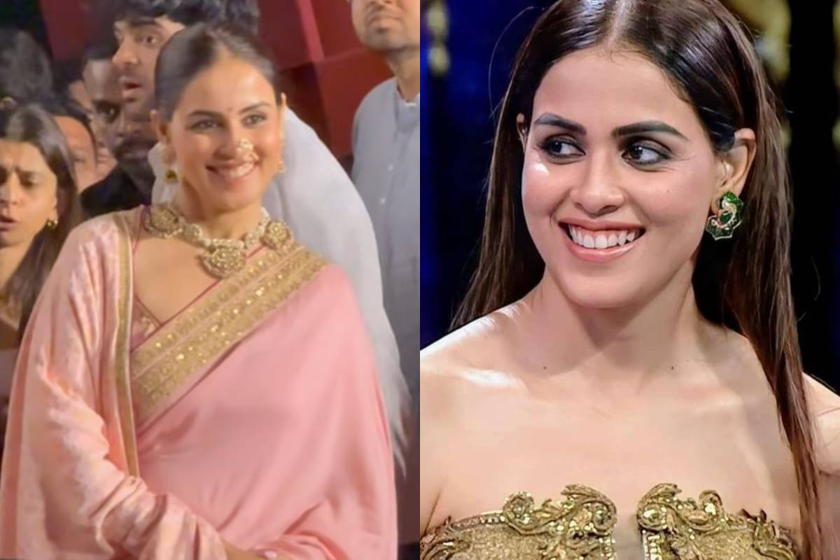 மேடையில் கணவர் அழுததால் கதறி துடித்த நடிகை ஜெனிலியா!! வீடியோ.. | Genelia D Souza Couldn T Hold Back Her Tears