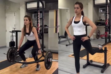 உடல் எடை குறைந்து மெலிந்து போய்விட்டாரா நடிகை திரிஷா.. ஜிம் ஒர்கவுட் வீடியோ