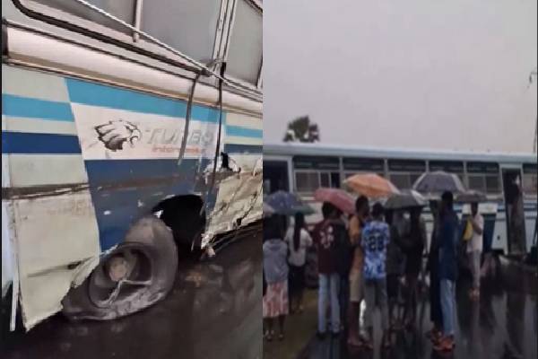 அதிகாலையில் பேருந்தும் லொறியும் மோதி கோர விபத்து | Bus Lorry Collide Early Morning Serious Accident