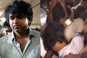 விஜய் மீது செருப்பு தூக்கி வீசிய நபர்.. செருப்பால் அடிக்கும் அளவிற்கு என்ன பிரச்சனை