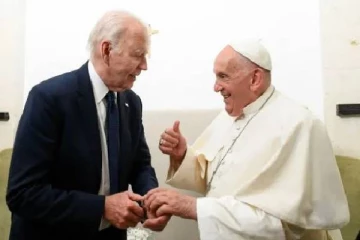 பரிசுத்த பாப்பரசரை சந்திக்கும் ஜோபைடன்