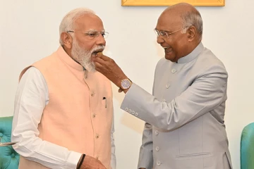 மோடியை வாழ்த்திய இந்தியாவின் முன்னாள் ஜனாதிபதி