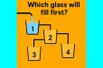 Brain Teaser Maths: மூளைக்கு வேலை...இதில் எந்த பாத்திரத்தில் நீர் முதலில் நிரம்பும்?