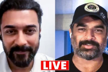 Please அழ வெச்சிடாதீங்க Suriya.. லைவ் வீடியோவில் பேசிய மாதவன் - சூர்யா