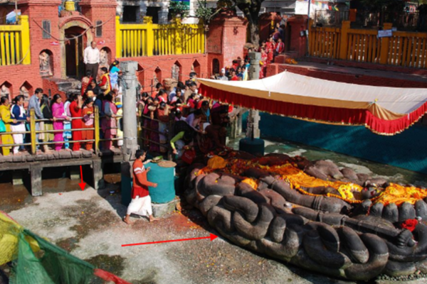 1300 ஆண்டுகளாக நீரில் மிதக்கும் விஷ்ணு சிலை! மர்மங்களுக்கான பின்னணி அம்பலம்.... இதோ ஆதாரம்! | Vishnu Statue In Nepal For 1300 Years