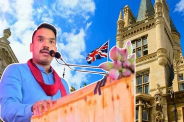 பிரித்தானியாவில் அரசியல் அதிர்வு ; நாமல் உரைக்கு எதிராகப் போராட்டம்