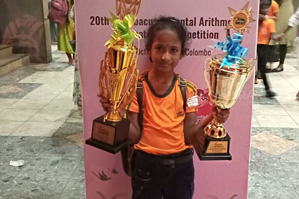 கணிதப் போட்டியில் 11 நாடுகளுடன் போட்டியிட்டு வெற்றியீட்டிய கொழும்பு மாணவி | Colombo Student Won Maths Competition