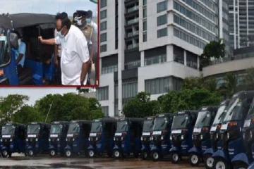 இலங்கை பொலிஸிற்கு 2000 முச்சக்கர வண்டிகள் வழங்கி வைப்பு