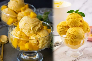 இனி கடைக்கு போக வேண்டாம்... வீட்டிலேயே Mango Ice Cream செய்யுங்க