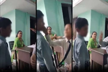 மாணவனை கன்னத்தில் அறைந்த மாணவர்கள் - நியாயப்படுத்திய ஆசிரியை(காணொளி)