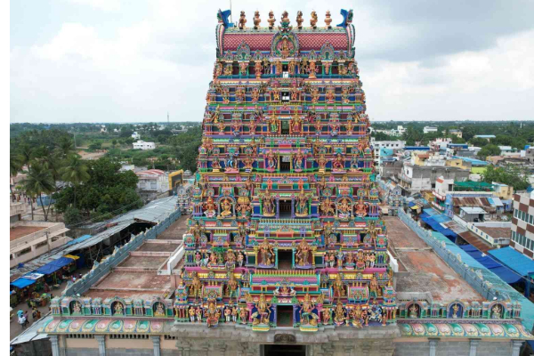 சமயபுரம் மாரியம்மன் கோவிலில் நடைபெற்ற 108 விளக்கு பூஜை | 108 Villakku Puja At Samayapuram Mariamman Temple
