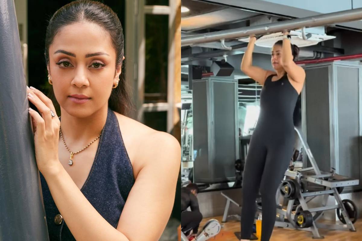 பாலிவுட் படத்துக்காகவா? உடற்பயிற்சி செய்வதை கேலி செய்த ரசிகருக்கு பதிலடி கொடுத்த ஜோதிகா.. | Actress Jyothika Sippershot Fans Troll Gym Workout