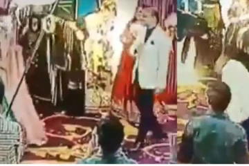 திருமண நாள் விழாவில் மனைவியுடன் நடனமாடிய நபருக்கு நேர்ந்த துயரம்