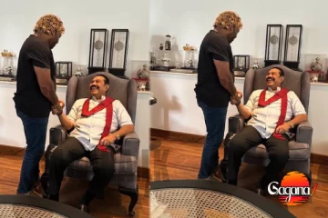 මොකක්ද හේතුව? කලබල අස්සේ ලසිත් මාලිංග මහින්ද රාජපක්ෂ හමුවෙලා [PHOTO]