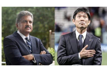 என்ன மனுஷன் சார்... மைதானத்தில் தலை வணங்கிய ஜப்பான் மேனேஜர் - ஆனந்த் மகேந்திரா நெகிழ்ச்சி டுவிட்...!