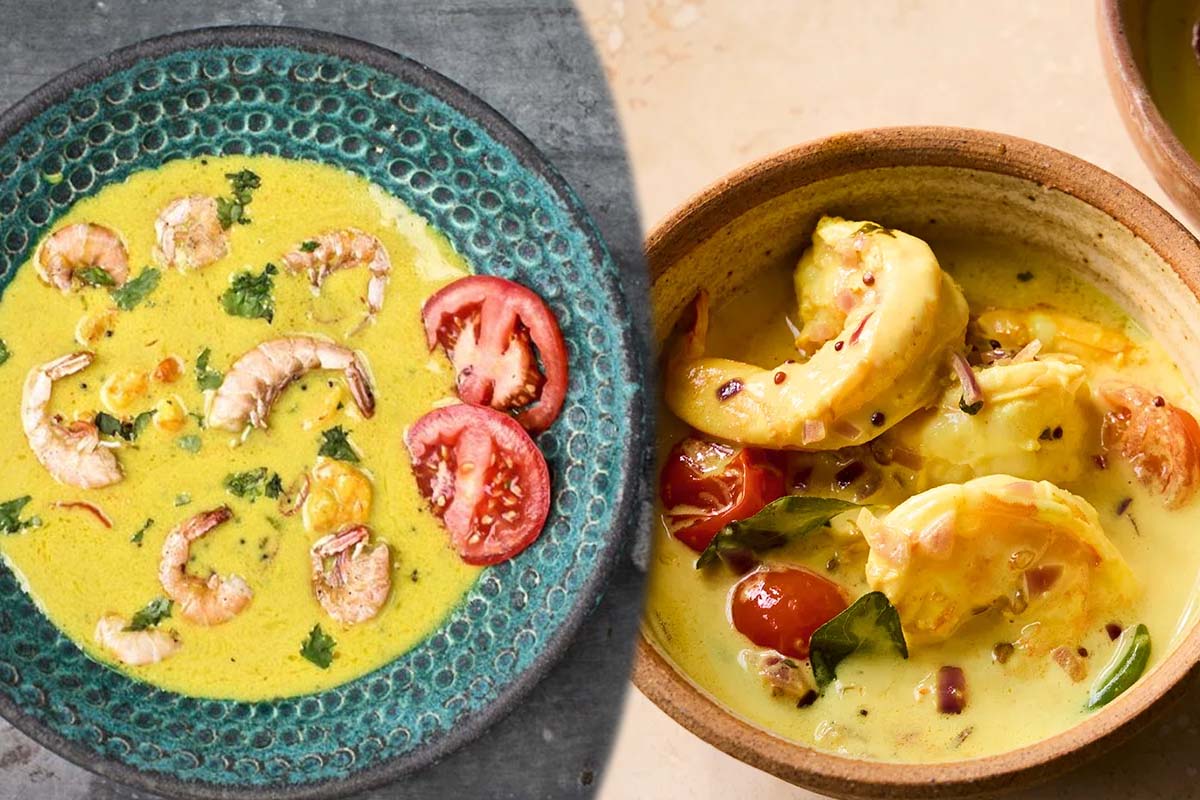 கேரளா ஸ்டைல் இறால் மொய்லி ரெசிபி.... வெறும் 10 நிமிடத்தில் செய்வது எப்படி? | Kerala Style Prawn Moily Recipe