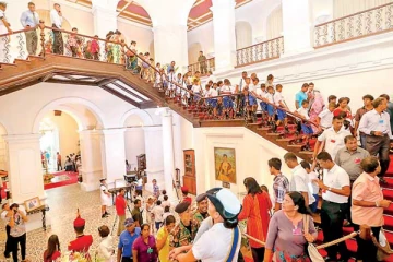 ஜனாதிபதி மாளிகையின் மேல் தளம் இடிந்து விழும் அபாயம்