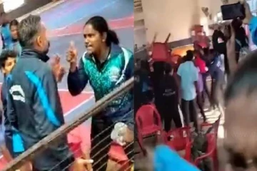 பஞ்சாபில் தமிழக வீராங்கனைகள் மீது கொடூர தாக்குதல் - பதற வைக்கும் வீடியோ