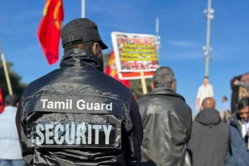 தமிழின அழிப்பிற்கு நீதி கோரி  ஐ.நா முன்றலில் போராட்டம்(Photos)