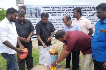 சிறிலங்கா படையினரால் யாழ்.செம்மணி பகுதியில் படுகொலை செய்யப்பட்ட கிருசாந்தியின் நினைவேந்தல்!