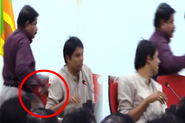 கூட்டத்தில் அருச்சுனா எம்பியின் இடுப்பை கிள்ளிய அமைச்சர்; ரணகளத்திலும் கிளுகிளுப்பா! | Minister Chandrasekhar Pinched Archuna Mp Waist