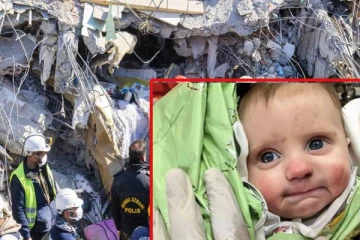 துருக்கில்128 மணித்தியாலத்திற்கு பிறகு உயிருடன் மீட்கப்பட்ட பச்சிளம் குழந்தை!