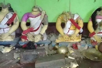 வெளிநாடொன்றில் கோயில்கள் மீது மர்ம நபர்கள் தாக்குதல்