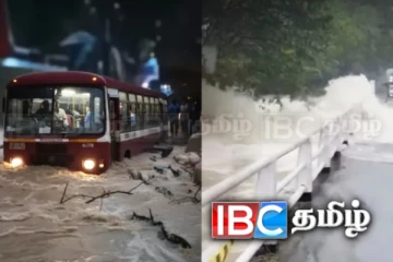 கலாவெவ பாலத்தில் 70 பயணிகளுடன் சிக்கிய பேருந்து!