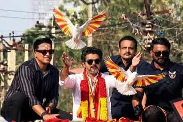 புறாவை பறக்கவிட்டதும் குற்றமா? விஜய்க்கு எதிராக கிளம்பிய புதிய பிரச்சனை!