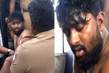 திருமணமான உடனே காதல் மனைவியை பிரித்துச்சென்ற குடும்பத்தினர்.! தீக்குளிக்க முயன்ற காதலனால் பரபரப்பு