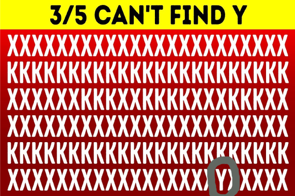 Optical illusion: இந்த படத்தில் இருவகையான ஆங்கில எழுத்துக்களில் "Y" எங்கே உள்ளது? | Optical Illusion Eye Iq Test Can You Spot Letter Y