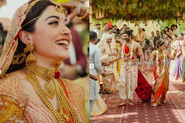 ராஷ்மிகா - விஜய் தேவரகொண்டா திருமணம் முடிந்தது: படுவைரலாகும் புகைப்படங்கள் | Rashmika Mandanna Wedding Photos Goes Viral